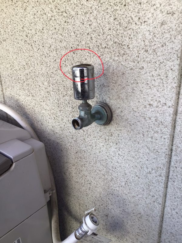 外部水栓が破裂!?