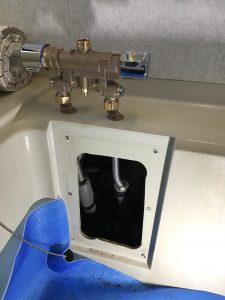 台付の浴室水栓交換